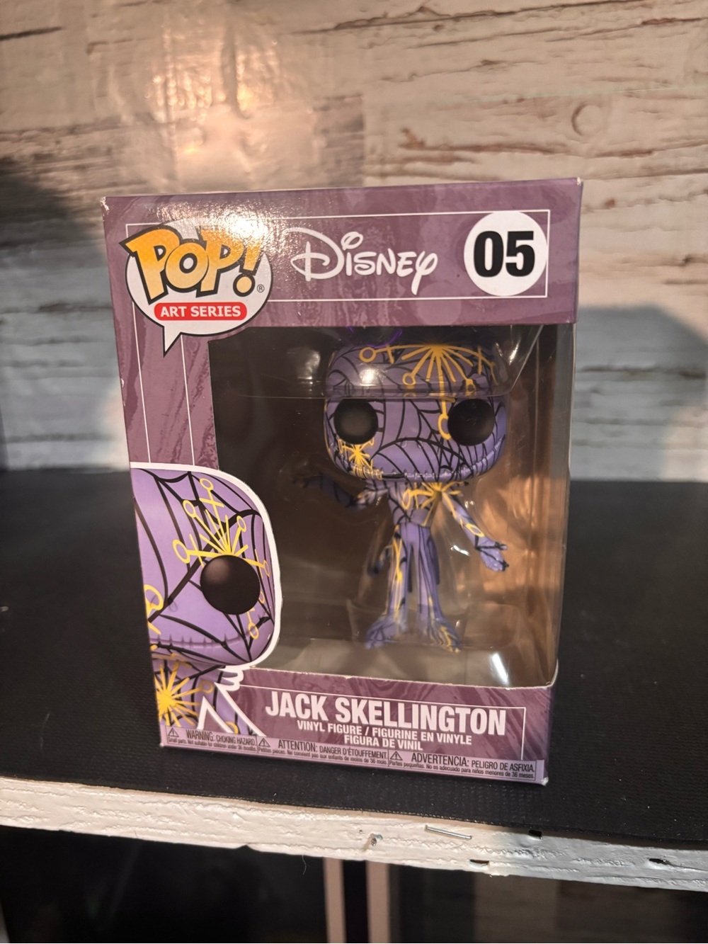 Disney Jack Skellington Purple & Gold Pop! Art Series Vinyl Figure